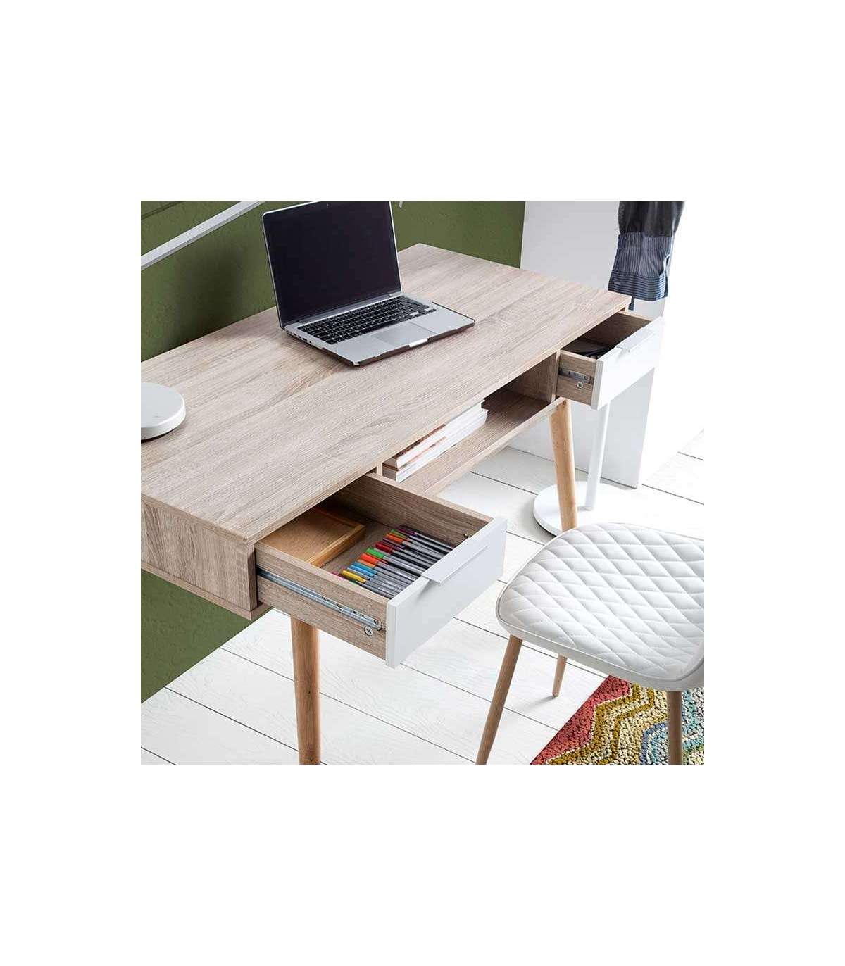 Escritorio moderno de madera ARIA, Mesas escritorio