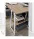 copy of Office table or office legs white steel