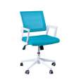cópia da cadeira de escritório giratória azul, 58cm (largura) 83/93cm (altura) 64cm (profundidade).