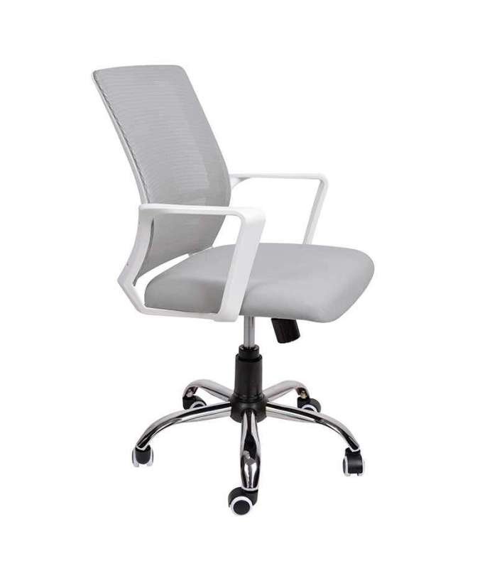 Three-color liftable swivel office chair