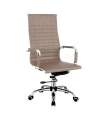 Cadeira giratória de escritório, acabamento moca, 60 cm (largura) 108-115 cm (altura) 66 cm (profundidade)