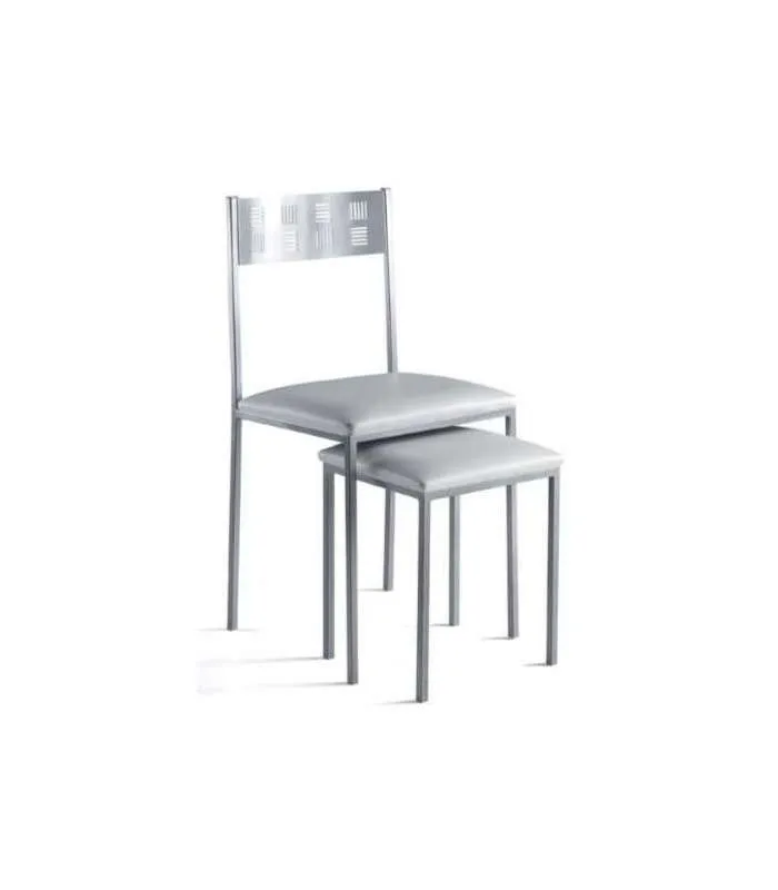 Pack de 4 sillas blancas para salón y cocina