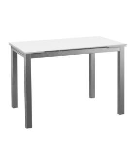 Table de cuisine extensible en verre, disponible en plusieurs