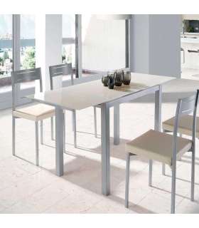 Mesa de cozinha extensível a duas cores à escolha entre 76,5 cm(altura)