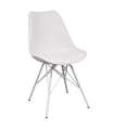 copy of Alba chair upholstered in synthetic leather various colors.