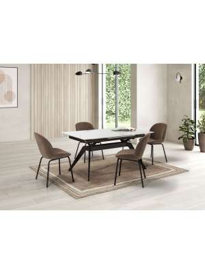 copy of MESA RECT. PAULA 180 CM NEGRO