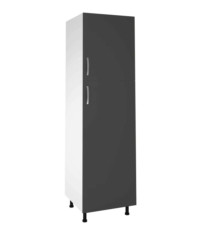 Columna de cocina 2 puertas gris parís
