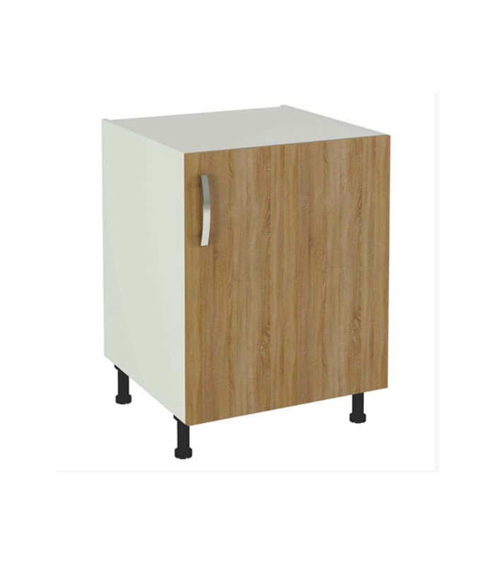 MD BLOCK Modulos bajos Mueble cocina con una puerta en roble.