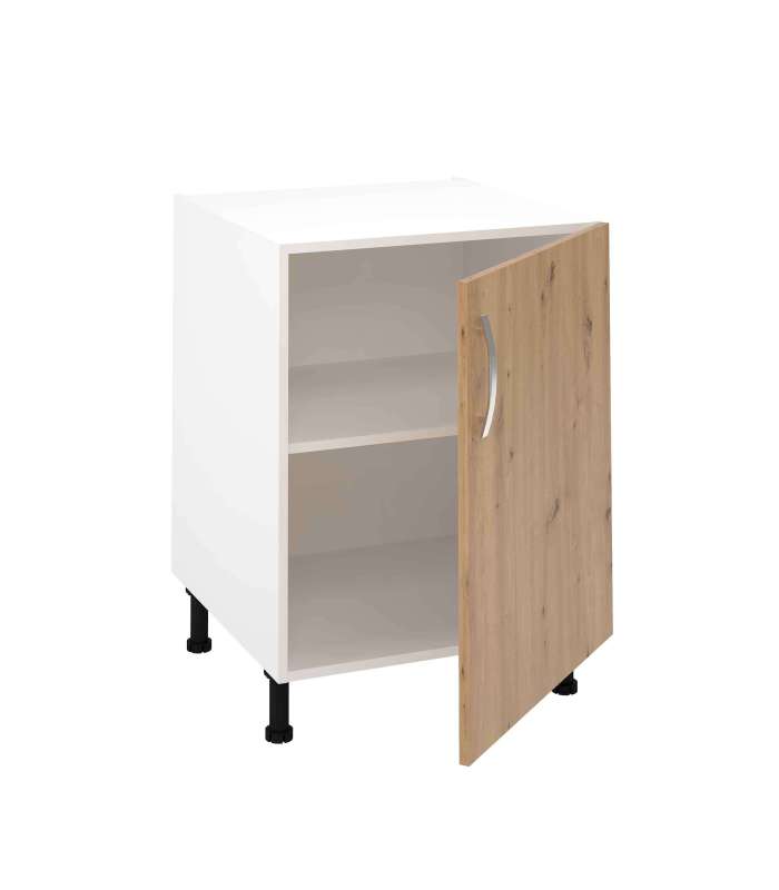 MD BLOCK Modulos bajos Mueble cocina con una puerta en roble