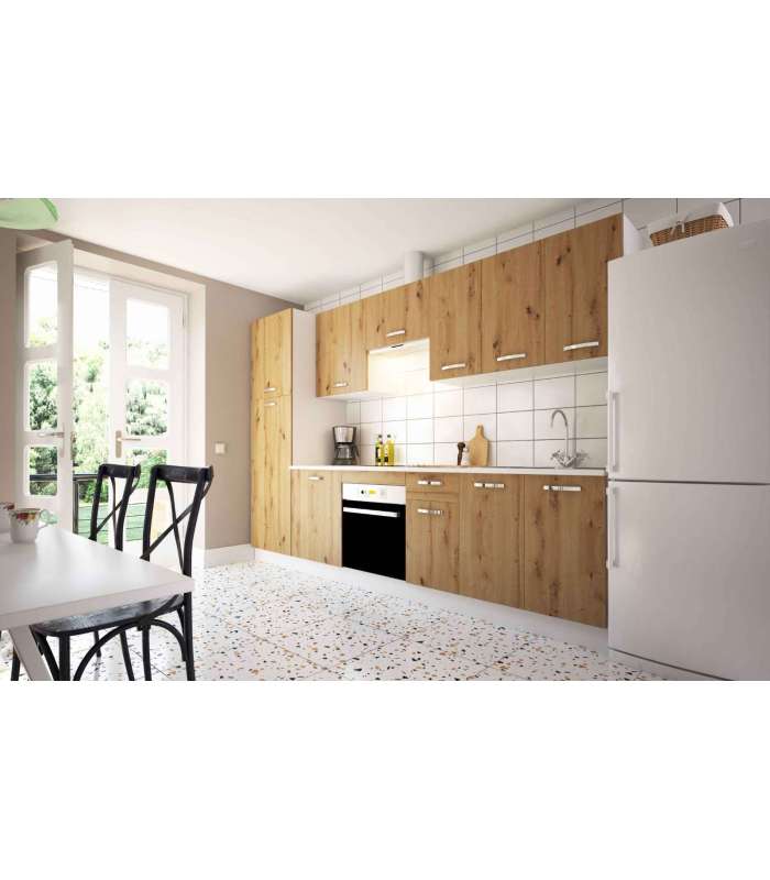 MD BLOCK Modulos bajos Mueble cocina fregadero 2 puertas en