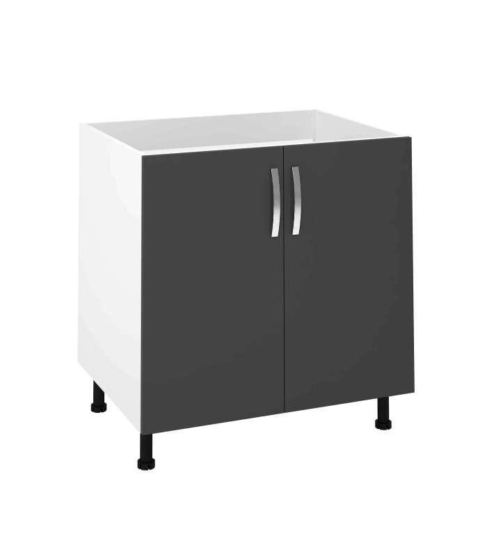 MD BLOCK Modulos bajos Mueble cocina fregadero 2 puertas en