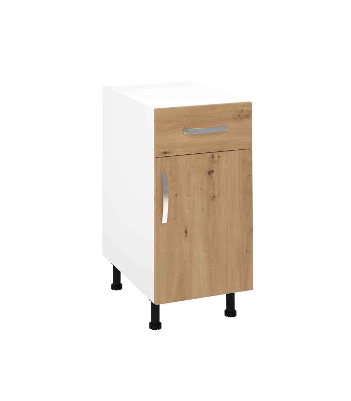 copy of 40 low kitchen furniture with 1 drawer and 1 door in