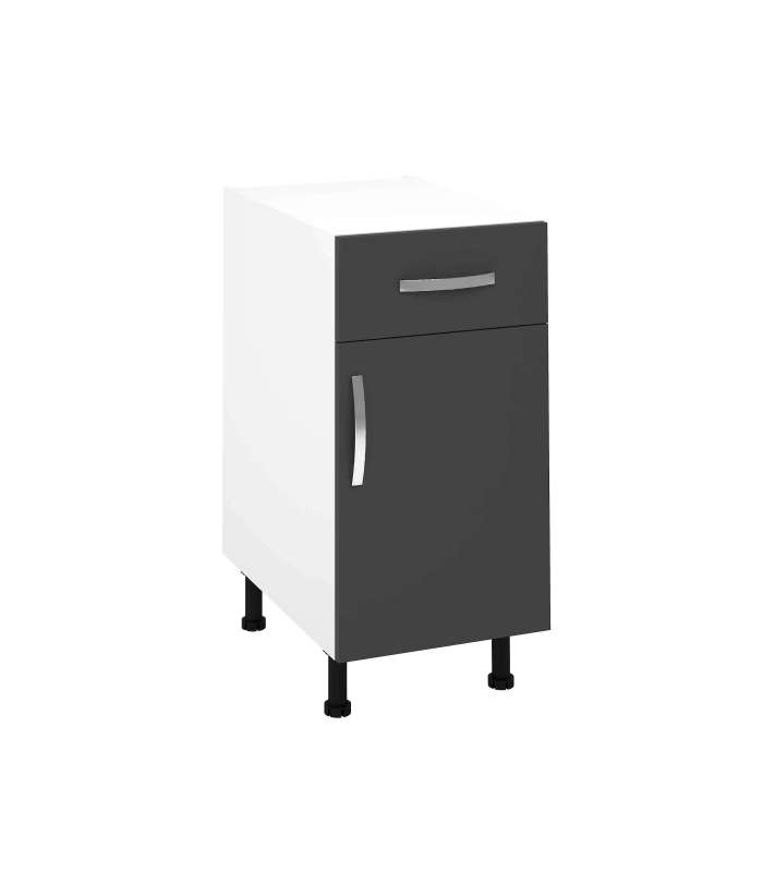 copy of 40 low kitchen furniture with 1 drawer and 1 door in