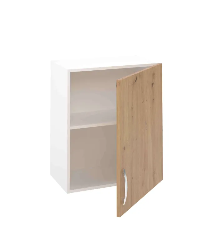 Mueble cocina roble albar, 1 puerta, 70x60x33 cm