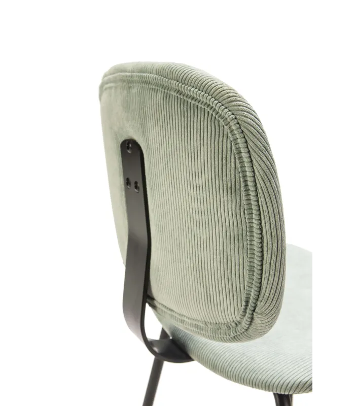 Pack de 2 taburetes MARIO aguamarina, estilo moderno