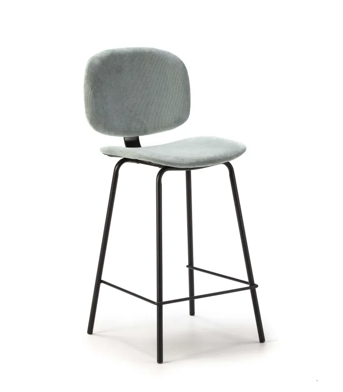 Pack de 2 taburetes MARIO aguamarina, estilo moderno