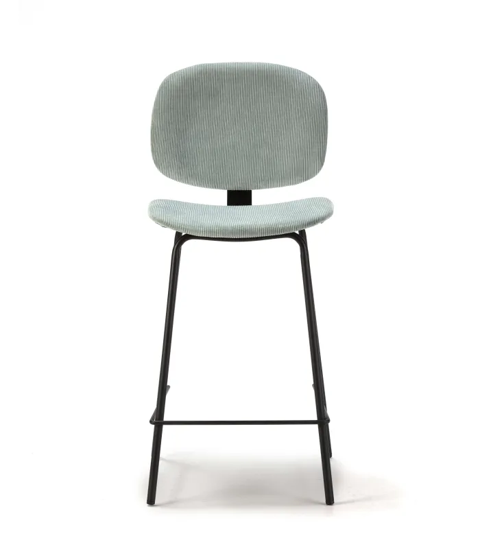 Pack de 2 taburetes MARIO aguamarina, estilo moderno