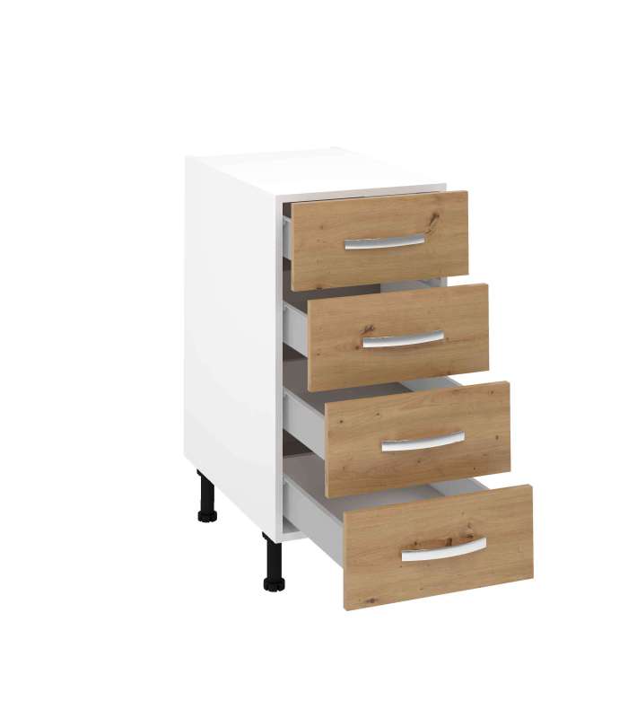 copy of 40 low kitchen furniture with 1 drawer and 1 door in