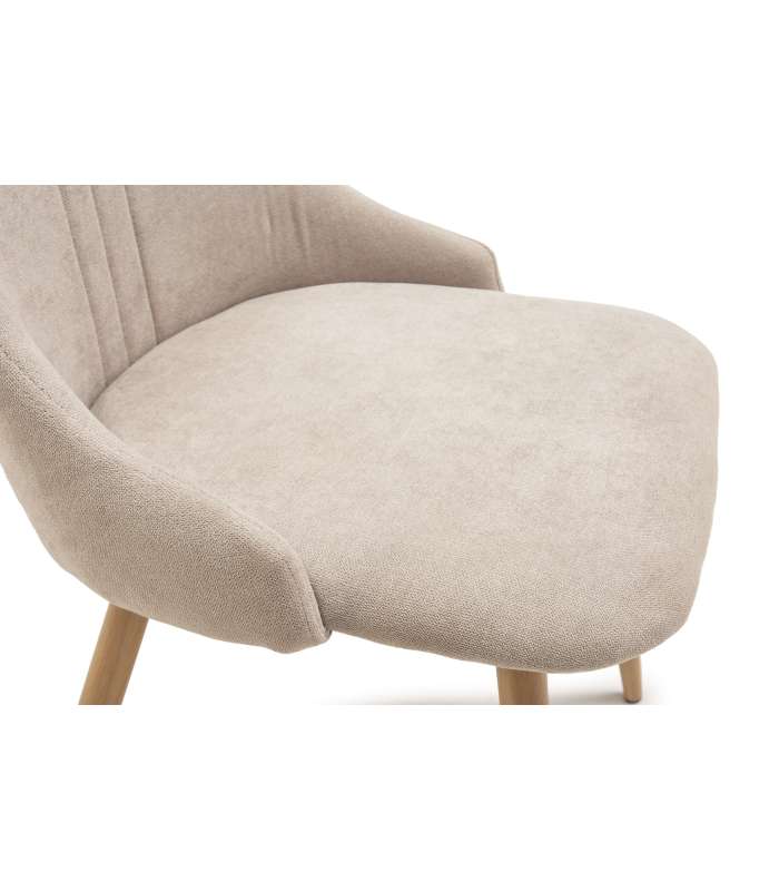 Lot de 4 chaises de cuisine ou de salle à manger Marlene deux