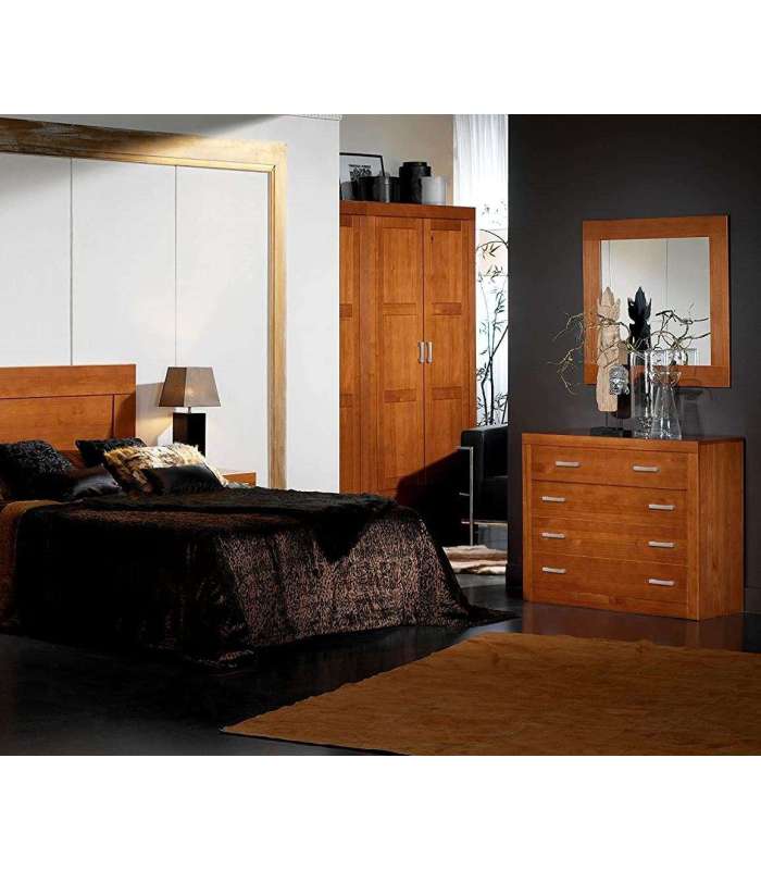 Comfortable youth bedroom or solid wood marriage