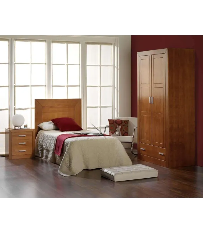 Cabecero madera maciza cerezo 110x100 cm
