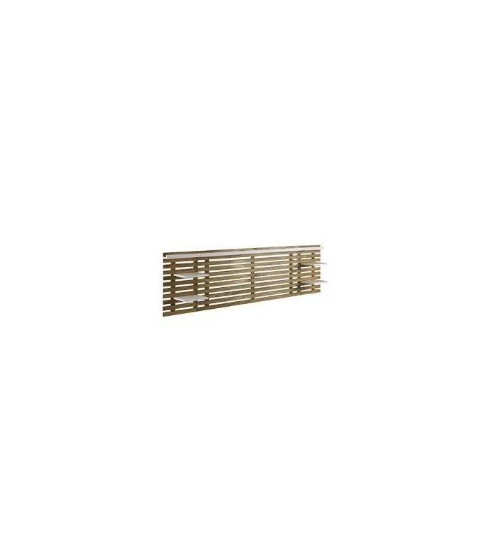 Cabecero Gael para cama matrimonio en cera/blanco