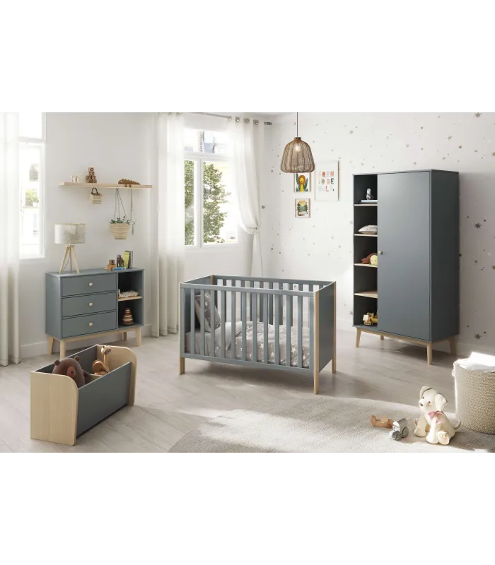 copy of Coffre de chambre à coucher en finition pin massif 46