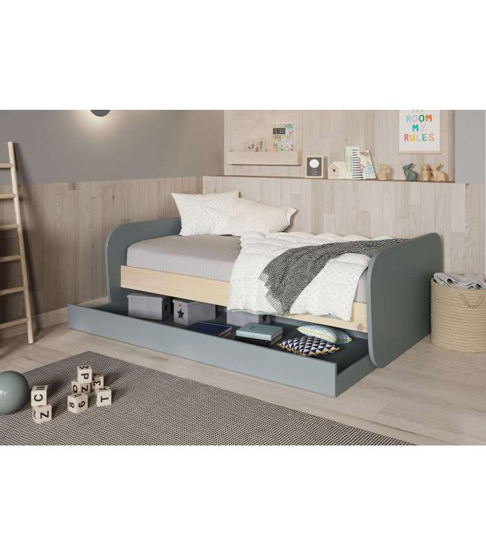 copy of CAMA NIDO 0.90 KIARA 90X190 BLANCO/NATURAL C/SOMIE