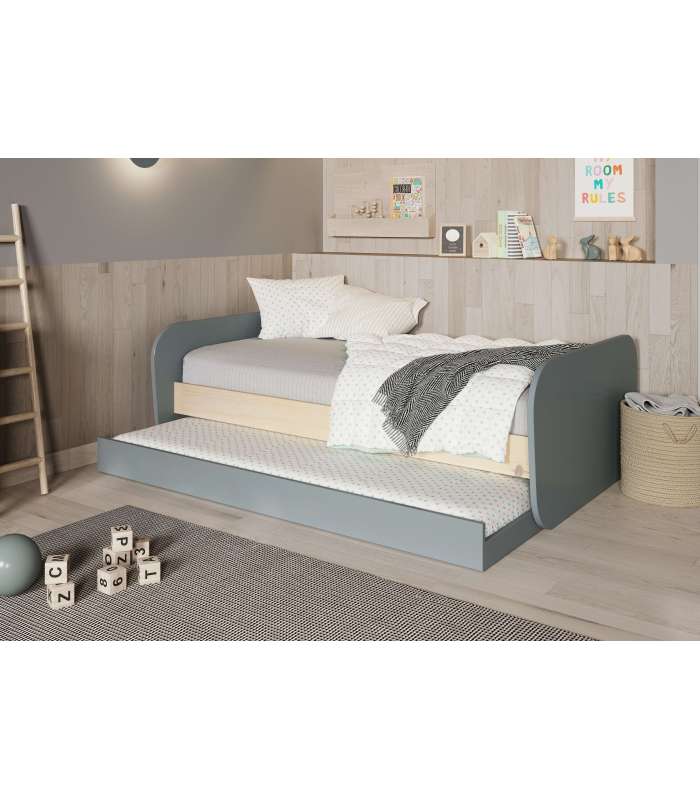 copy of CAMA NIDO 0.90 KIARA 90X190 BLANCO/NATURAL C/SOMIE