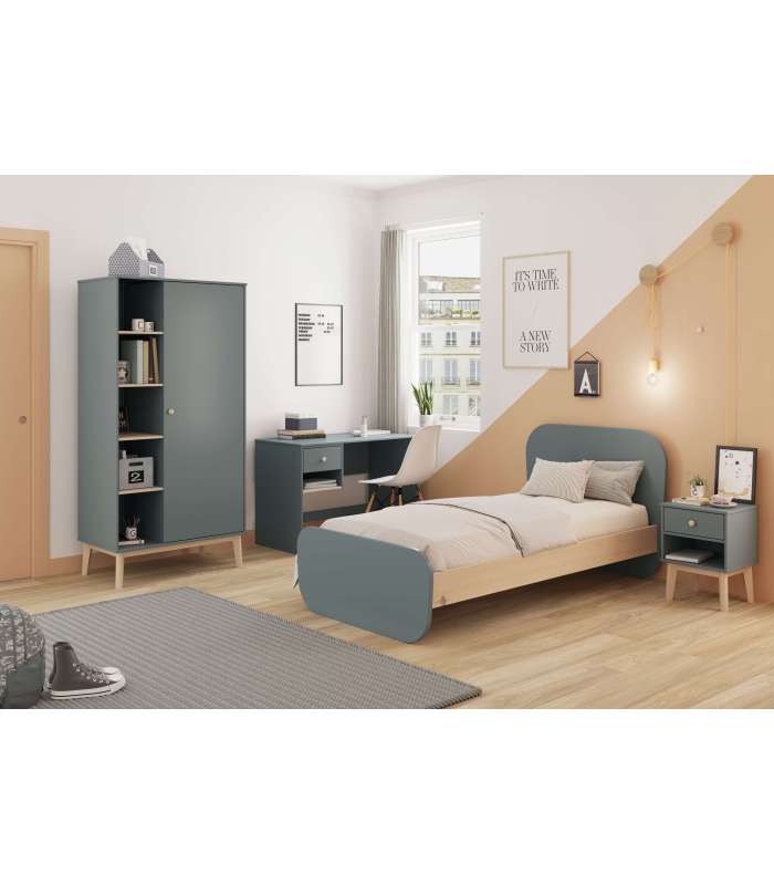 copy of CAMA NIDO 0.90 KIARA 90X190 BLANCO/NATURAL C/SOMIE