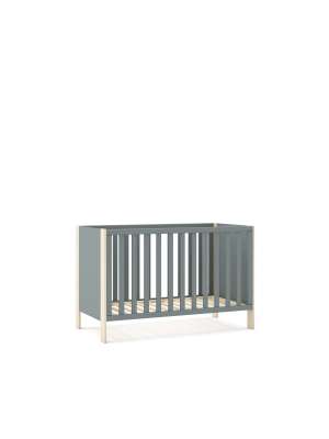 Cuna infantil DYLAN verde kaki, 123x65.5x80 cm