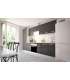 Cocina completa gris parís 3 metros, diseño elegante