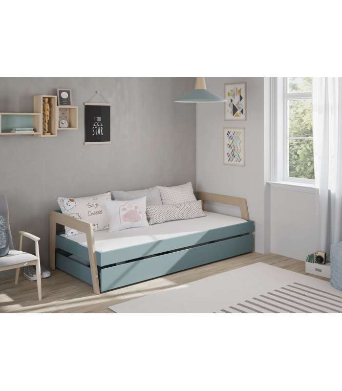 copy of CAMA NIDO 0.90 KIARA 90X190 BLANCO/NATURAL C/SOMIE