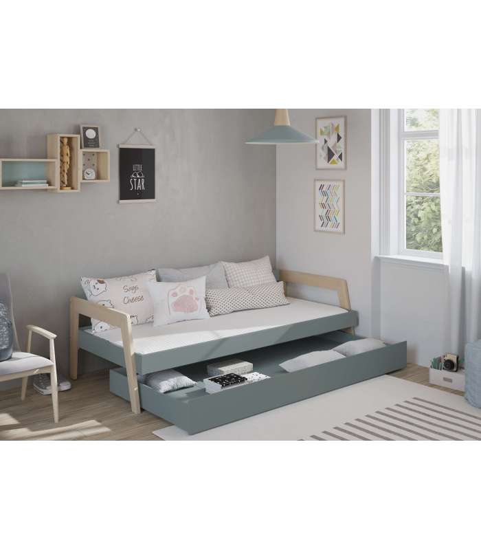 copy of CAMA NIDO 0.90 KIARA 90X190 BLANCO/NATURAL C/SOMIE