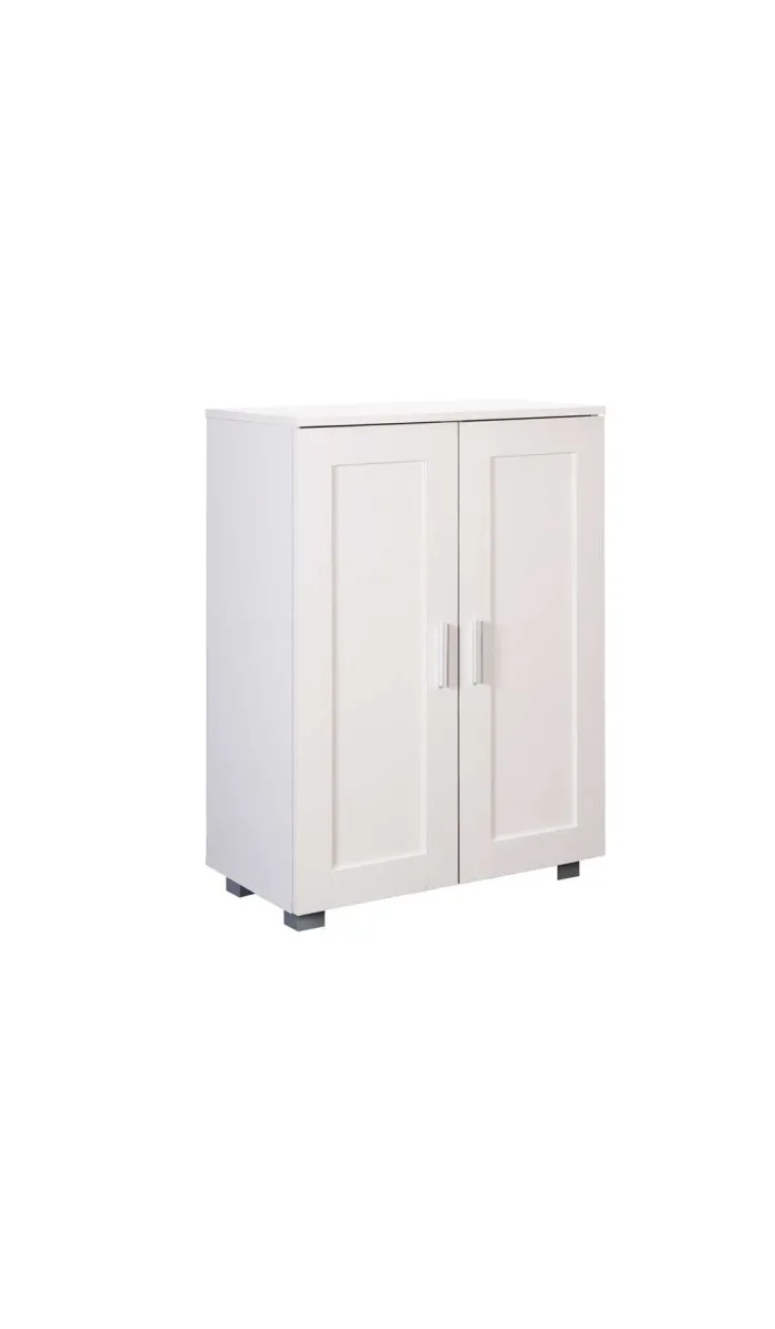 Armario Zapatero 2 puertas Md-María, blanco 60cm