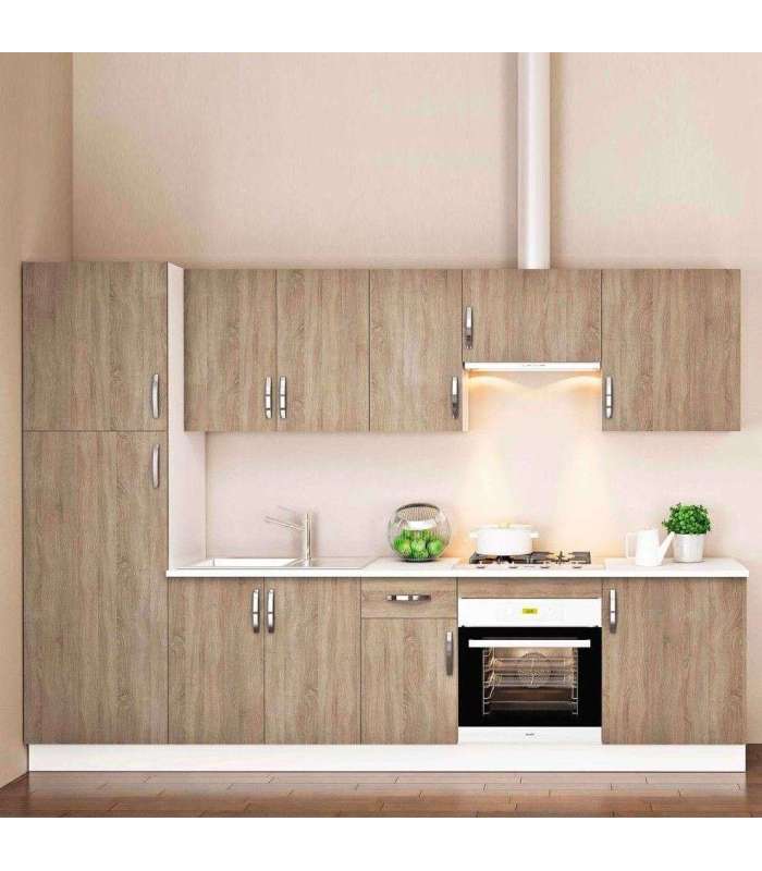 MD BLOCK Modulos bajos Mueble cocina bajo con 4 cajones en