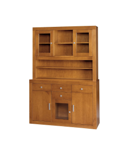 Salon Cupboard 3 Doors Solid Wood