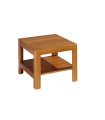 Pine Wooden Corner Table 45 cm(altura)55 cm(largura)55 cm(comprimento)