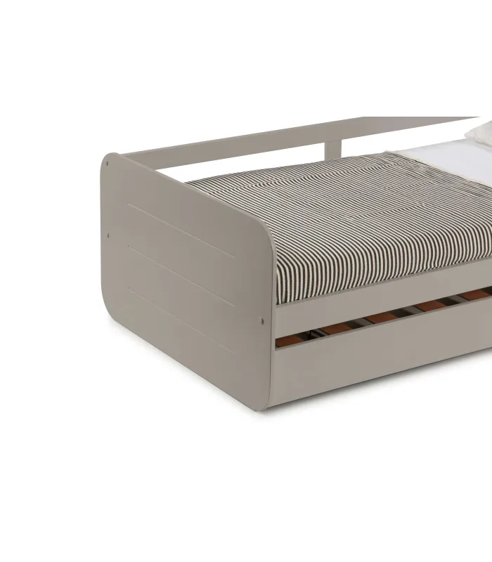 Cama nido Romina gris, funcional y estilizada