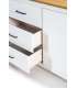 MKRIC Aparadores MIRANDA SIDEBOARD 3P3C BRANCO/CERA