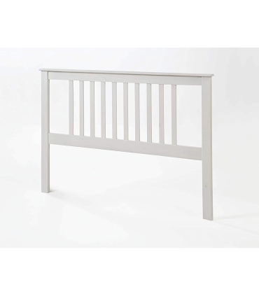 Tabac solid pine headboard for 135 white translucent bed.