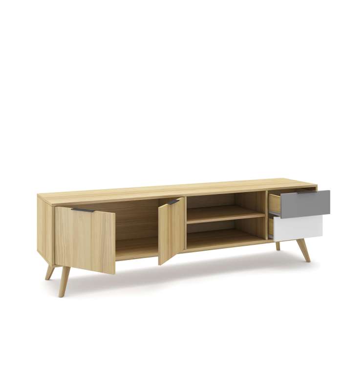 MKRIC Aparadores MIRANDA SIDEBOARD 3P3C BRANCO/CERA