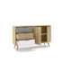 MKRIC Aparadores MIRANDA SIDEBOARD 3P3C BRANCO/CERA