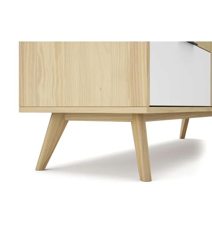 Aparador Elfo 2 puertas 3 cajones roble 140 cm