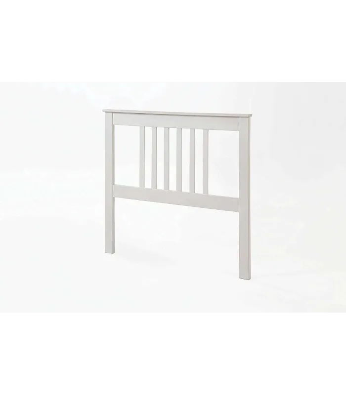 Cabecero Tabac de pino macizo en blanco 100x102 cm