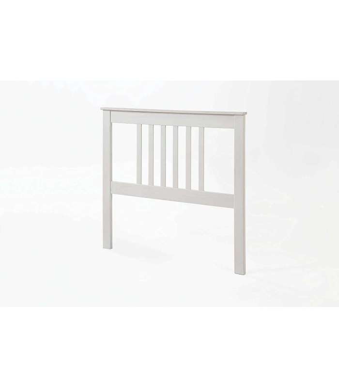 Tabac Solid Pine Headboard 90 cm translucent white.