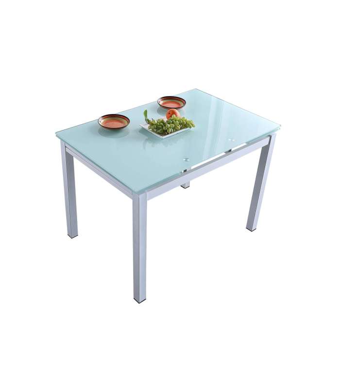 Table à manger extensible Milan deux couleurs au choix 75