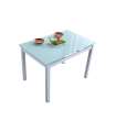 Mesa de jantar extensível de Milão duas cores à escolha entre 75 cm(altura)110/170 cm(largura)70 cm(comprimento)