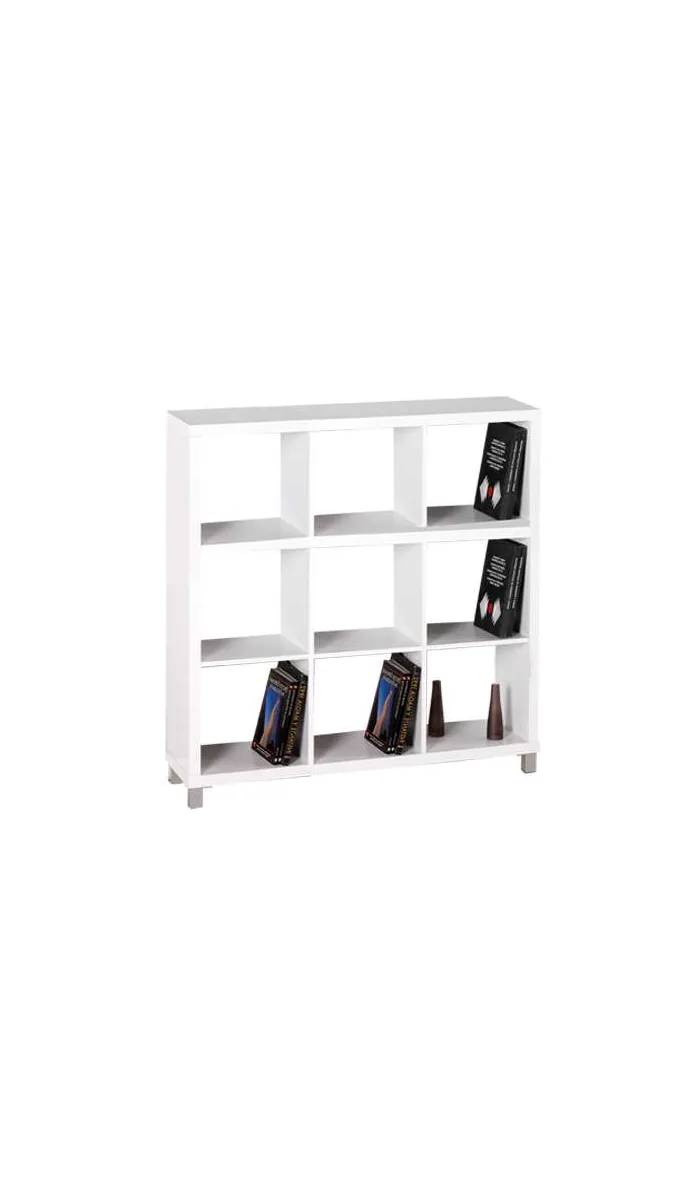 Estantería mediana kubox 3x3, color blanco
