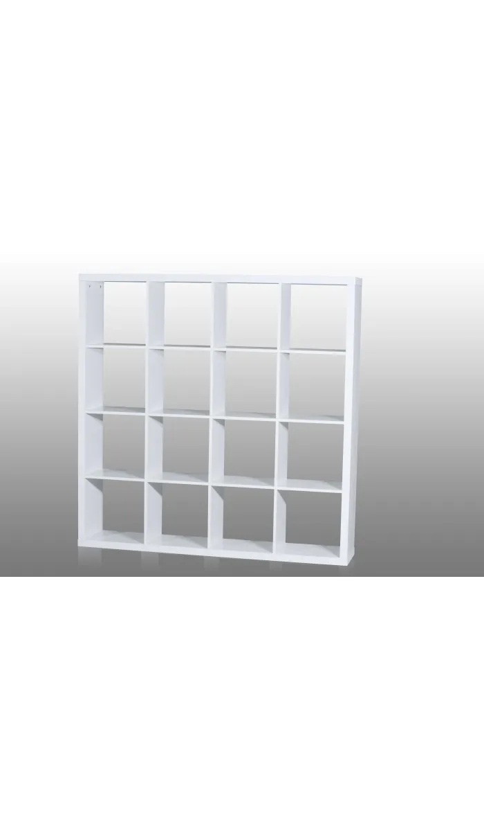 Estantería grande Kubox blanco 4x4 de 153 cm